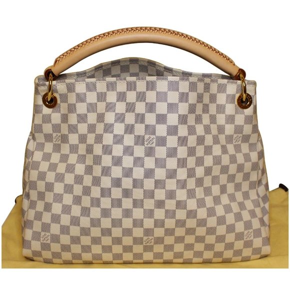 LOUIS VUITTON ARTSY MM DAMIER AZUR SHOULDER BAG - Picture 2 of 8